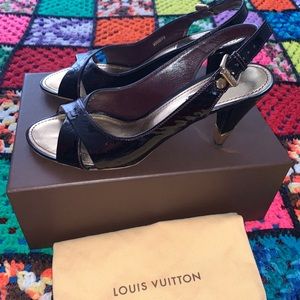 Louis Vuitton patent leather heels